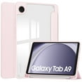thumbnail image 1 of Tignapoo Slim Tri-Fold Transparent Case for Samsung Galaxy Tab A9 & A9 Plus (8.7/11-Inch) with Pen Holder & Auto Wake/Sleep Function - Pink, 1 of 6