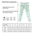 thumbnail image 6 of COEQINE Rainbow Cloud Mint Girls Yoga Leggings Pants Full Length Athletic Trousers High Waist Tummy Control, for 4-5 Years Kids Girls, 6 of 7