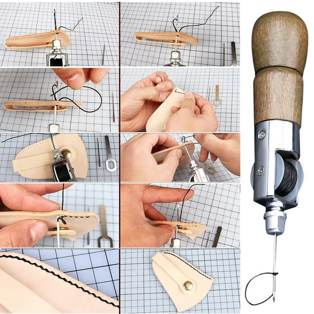 Professional Speedy Stitcher Sewing Awl Tool Kit for Leather Sail & Canvas  Heavy Repair