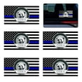 thumbnail image 5 of 5Pcs Thin Blue Line Sticker Code 4, Support Stickers, Thin Line Flag Car Decal, American Flag Thin Blue Line Decal for Cars, Trucks, Windows, Laptops, 5 of 9