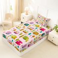 thumbnail image 4 of Erosebridal Cartoon Adventure Car Twin Sheet Sets 3pcs For Boys Girls,Kids Teens Happy Camping Bedding, 4 of 5