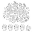 thumbnail image 1 of Uxcell Kit de Tornillos y Tuercas Hexagonales Transparentes de 30 Piezas, Tornillos de Cabeza Redonda de Acrílico Plástico M4x8mm, 1 of 7