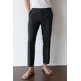 thumbnail image 2 of GINGTTO Linen Pants Men Slim Fit Elastic Waistband Lightweight Summer Beach Fashion Casual Pant, 2 of 13