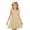 Beige, variant on Girls' Printed Tie Strap Dress for Tweens – Lightweight Summer with Cute Pattern for Girls 3 10 Dress Long Sleeve 5-6 Years