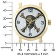 Pirates of the Caribbean 5 B/W Men's Gold Vintage Alloy Watch, Black