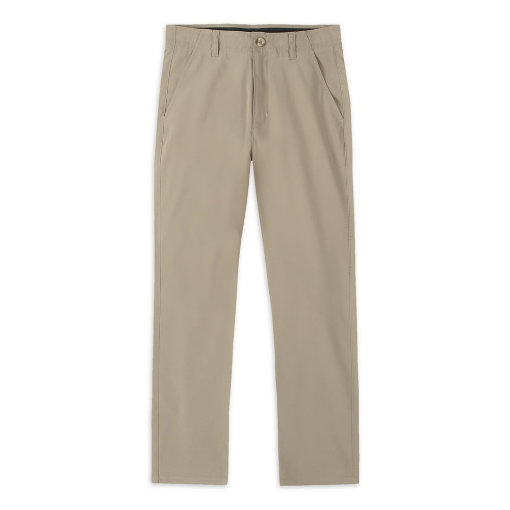 Chaps - CHAPS Boys School Uniform Performance Flat Front Pant, Sizes 4-16 - Walmart.com