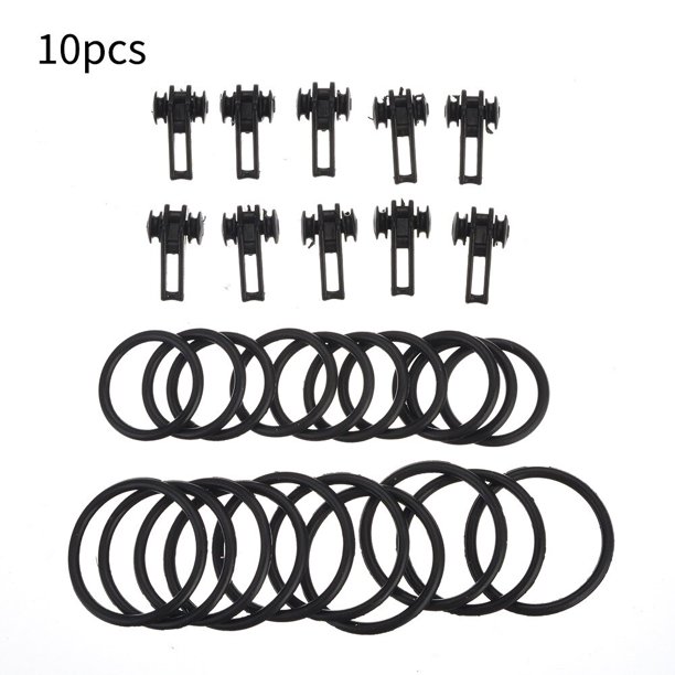 10 unids/bolsa de plástico para anzuelos de pesca, para caña de pescar, señuelos de pesca, cebo, soporte de seguridad, anzuelos para aparejos de pesca fáciles de carpa Tan Jianjun unisex