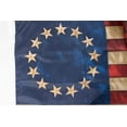 thumbnail image 6 of Tea Stained American Flag 13 Stars 3x5 Outdoor- Betsy Ross Flag 13 Colonies Primitive Vintage US USA Flags Banner Heavy Duty (Tea Printed Star Flag), 6 of 7