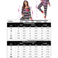 thumbnail image 5 of Yesfashion Christmas Pajama Set V Neck Holiday Pajamas Button Down Long Sleeve Christmas Pajamas 2 Piece PJ Set, 5 of 5