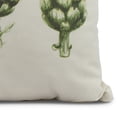 thumbnail image 2 of Simply Daisy, 18" x 18" Artichoke Outdoor Pillow, Off-White, 2 of 2