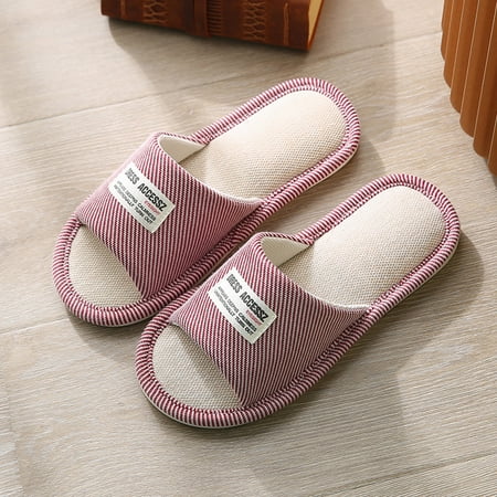 

Aayomet Womens House Slippers Slippers for Women and Men Pillow Slippers Bathroom Sandals Extremely Comfy Cushioned Thick Sole Red 7