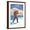 Brown Frame, variant on Art.com Vail, CO - Skier Carrying Skis Art Print by Lantern Press, Brown Frame Wall Art, 21" x 29"