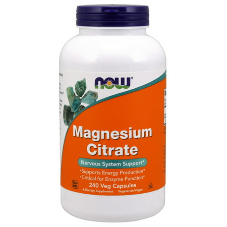 UPC 733739012968 product image for Magnesium Citrate Now Foods 240 VCaps | upcitemdb.com