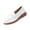 White, variant on Willtoo Womens Fashion Wedge Loafer Classic Slip On Soft Sole Driving Business Work Dress Boat Shoes Daily Lightweight Non-Slip Penny Casual Shoes