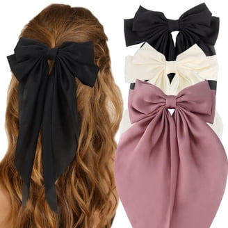 50 Mini Satin Hair Bows - 1.57 Inch Alligator Clips For Women & Girls, Non-Slip, Great For Parties & School