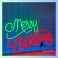 thumbnail image 2 of Shinelab Merry Christmas Neon Sign, Christmas Wall Art Light, Christmas Text Home Wall Decor 01219, 2 of 4