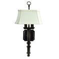 thumbnail image 2 of House of Troy WL616-CB Decorative - 2 Light Wall Mount-19 Inches Tall and 9.25 Inches Wide Copper Bronze  Polished Brass Finish with Off-White Linen Shade, 2 of 2
