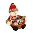 thumbnail image 2 of Christmas Candy Storage Basket Decoration Santa Claus Storage Basket Gift, 2 of 2