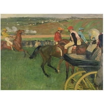 Trademark Fine Art "The Race Course" Canvas Art by Edgar Degas