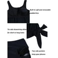 thumbnail image 5 of Asoul Plus Size Tankini Swimsuit for Womens Two Piece Tankini Tops with Shorts and Pockets Tummy Control Swimsuit, 5 of 10