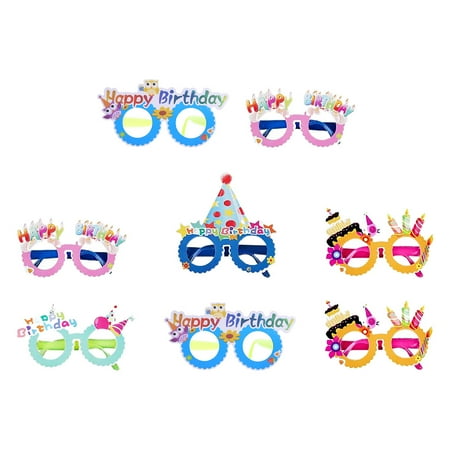 

8pcs Photo Glasses Children Glasses Party Supply (Mixed Style)