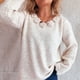 thumbnail image 5 of Ailaofu Womens Wool Blend Embroidery Floral Oversized Fit Sweater Trendy 2025, 5 of 6