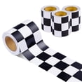 thumbnail image 1 of Bandera a cuadros FOBSME con bordes para tablón de anuncios, 99 pies x 7,6 cm, 1 of 7