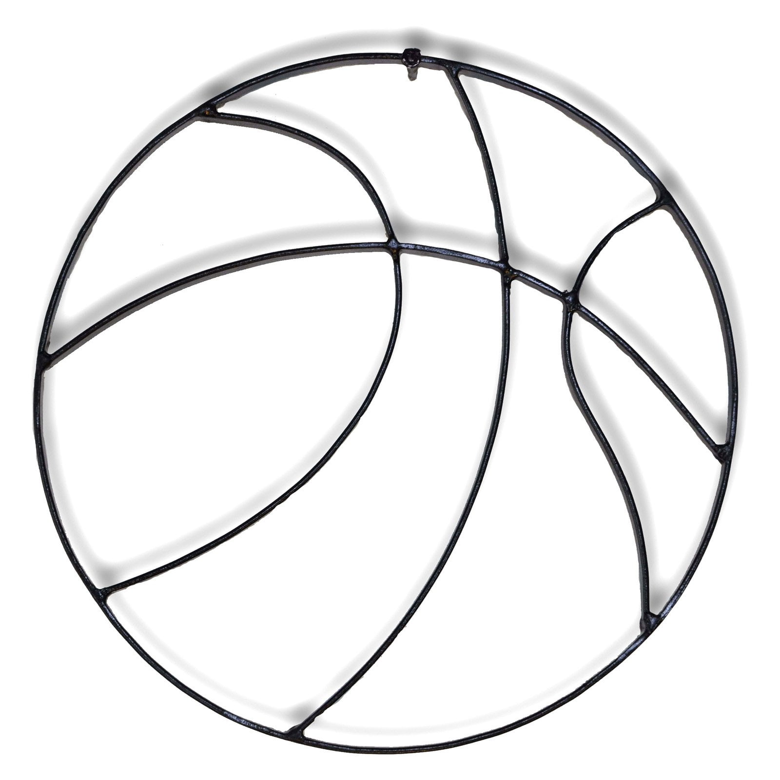 World Unique Imports Basketball metal Wall Sculpture