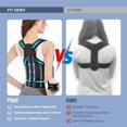 thumbnail image 4 of "Adjustable Posture Corrector for Adults & Students - Breathable Back Brace for Improved Sitting & Standing Posture", 4 of 4