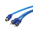 thumbnail image 2 of REGALWOVEN 2Pcs 12 Inch Long Female to 2 Male RCA Splitter Adapter Audio Y Cable, 2 of 2