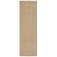 thumbnail image 3 of SAFAVIEH Natural Fiber Arbor Bordered Runner Rug, Natural/Gray, 2'6" x 10', 3 of 12
