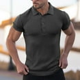 thumbnail image 3 of ZyeKqe Dress Shirts for Men Short Sleeve Lapel Collar Golf Shirts Causal Summer Fashion Work Tops, 3 of 4