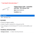thumbnail image 2 of Tailgate Support Cable - Compatible with 2004 - 2015 Nissan Titan 2005 2006 2007 2008 2009 2010 2011 2012 2013 2014, 2 of 2