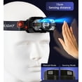 thumbnail image 5 of Headlamp ,1200 Lumen  Bright   Lamp Flashlight with White Red Light,Motion Sensor  Headlight, 5 Modes Lights for Outdoor Camping Fishing Running, 5 of 6