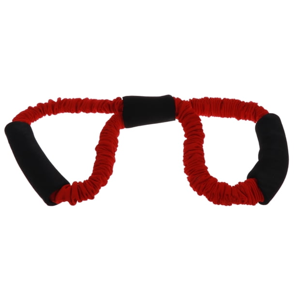 1x Cuerda Elàstico Empujar para Ejercicio Fitness ejercicio Duradero Flexible Rojo 40LB