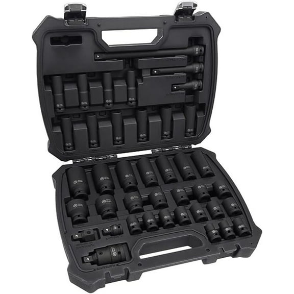 MichaelPro 1/2-Inch Drive Impact Socket Set (11-32mm), 40-Piece, 1 2 drive