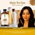 thumbnail image 3 of SVA Fenugreek Oil 4oz (118ml) Premium Carrier Oil with Dropper for Hair Care, Hair Oiling, Scalp Massage & Skin Care, 3 of 8