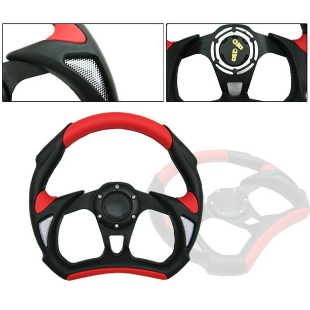 Ezgo 4 Polaris Ranger Steering Wheel Golf Cart W/ Adapter 3 Spoke Club