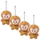 thumbnail image 4 of 4 adorables monos de peluche para mochila, colgantes de mono, encantadores colgantes de mono de peluche, llaveros de peluche, 4 of 7