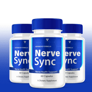 (3 Pack) Nerve Sync Brain Supplement, NerveSync Advanced Memory (180 Capsules)