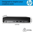 thumbnail image 3 of Mini PC de escritorio HP Pro Mini 400 G9 i7 16 GB 512 GB SSD, 3 of 7