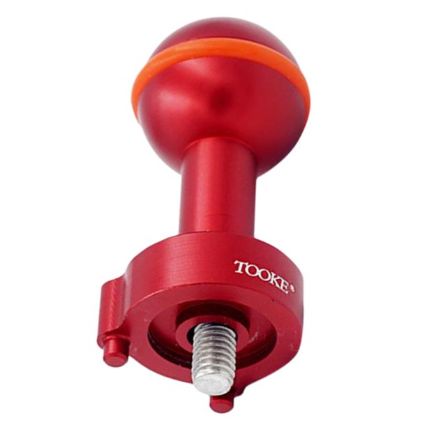 Fotografía de Buceo Adaptador de Estroboscópico Abrazadera de Rótula rojo shamjiam Articulación de rótula