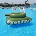 thumbnail image 4 of Inflatable Tank Swimming Pool Float Sprinkling Toy Swimming Ring with Squirt Gun for Kids Adult, 4 of 8