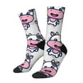 thumbnail image 1 of Balery Baby Cow Calcetas Largas con Estampado para Hombre y Mujer – Suaves y Transpirables, Talla Única (US 5-11), 1 of 6