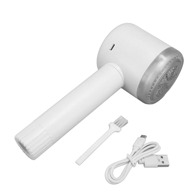 Lint Shaver With Adhesive Roller, 2 In 1 Electric Lint Shaver, Efficient Lint Removal, Stainless Steel Blade, USB Charging Fabric Defuzzer