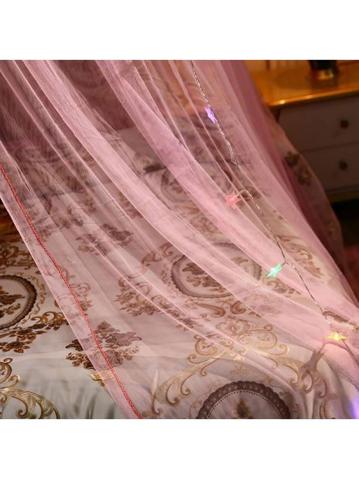 Round Elegant Lace Hanging Bedding Mosquito Net Dome Top Princess Bed Canopy Netting for beds Girls