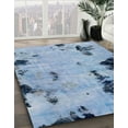 thumbnail image 2 of Ahgly Company Indoor Rectangle Abstract Blue Abstract Area Rugs, 5' x 8', 2 of 6