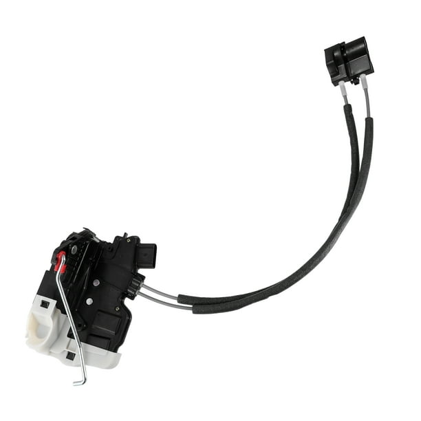 Actuador de pestillo de puerta lateral trasera izquierda con montaje de cable para Kia Optima - Paquete de 1 negro