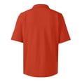 thumbnail image 6 of Lumtrix Mens Polo Shirts Short Sleeve Casual Summer Tee Classic Collared Big and Tall Golf Tops Vermilion L, 6 of 8