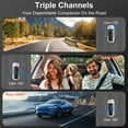 thumbnail image 6 of AILKIN Dash Cam Front and Rear,Full HD 1440P/1080P Dash Cam Wifi App 3.16in IPS Display Dash Camera for Cars with Night Vision Free 64GB SD Card,G-Sensor,3 Channel Dash Cam Front and Rear Inside, 6 of 10